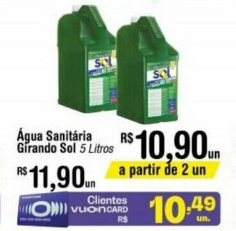 Fort Atacadista Agua Sanitaria Girando Sol 5L oferta