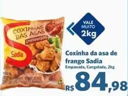 Sam's Club Coxinha da asa de frango Sadia Empanada, Congelada, 2kg oferta