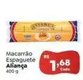 Novo Atacarejo Aliança - macarrão espaguete oferta