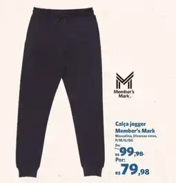Sam's Club Calça jogger Member's Mark oferta