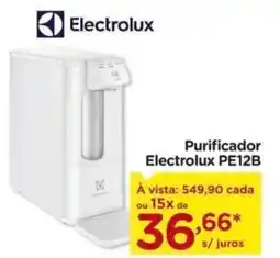 Carrefour Purificador Electrolux PE12B oferta
