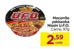 Carrefour Macarrão yakissoba Nissin U.F.O. Carne, 97g oferta