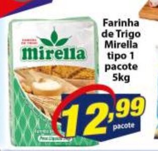 Vencedor Atacadista Farinha de Trigo Mirella tipo 1 pacote 5kg oferta
