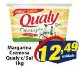 Vencedor Atacadista Margarina cremosa Qualy c/Sal 1kg oferta