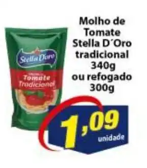 Vencedor Atacadista Molho de Tomate Stella D'Oro Tradicional 340g ou Refogado 300g oferta