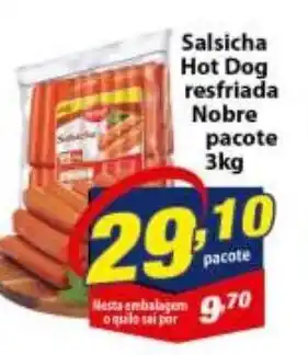 Vencedor Atacadista Salsicha Hot Dog resfriada Nobre pacote 3kg oferta
