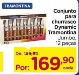 Carrefour Conjunto para churrasco Dynamic Tramontina Jumbo, 12 peças oferta