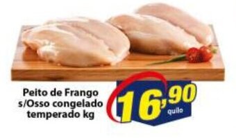 Vencedor Atacadista Peito de Frango s/osso congelado temperado 1kg oferta
