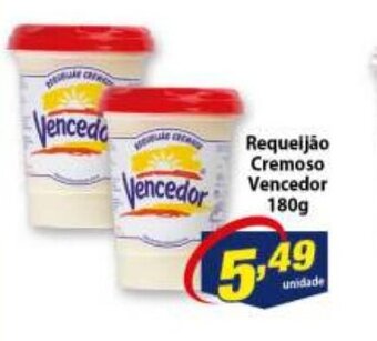Vencedor Atacadista Requeijao cremoso Vencedor 180g oferta