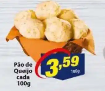 Vencedor Atacadista Pao de Queijo cada 100g oferta