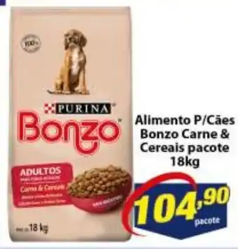 Vencedor Atacadista Alimento Caes Bonzo Carne & Cereais pacote 18kg oferta