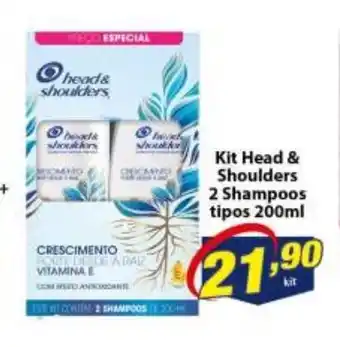Kit Head & Shoulders 2 Shampoo tipos 200ml