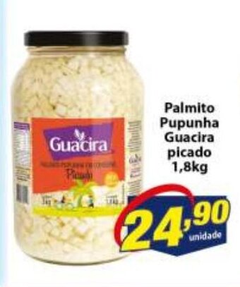 Vencedor Atacadista Palmito Pupunha Guacira picado 1.8kg oferta