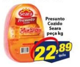 Vencedor Atacadista Presunto Cozido Seara peca 1kg oferta