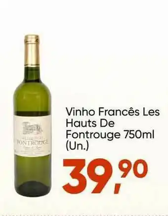 Imec Supermercados Vinho Francês Les Hauts De Fontrouge 750ml (un.) oferta