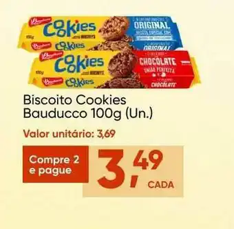 Imec Supermercados Biscoito Cookies Bauducco 100g (un.) oferta