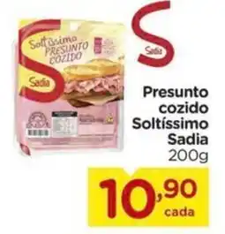 Carrefour Presunto cozido Soltíssimo Sadia 200g oferta
