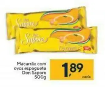 Macarrao com ovos espaguete Don Sapore 500g