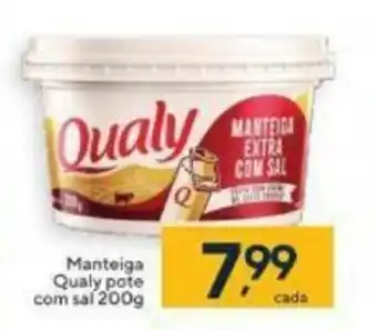 Coop Manteiga Qualy pote com sal 200g oferta