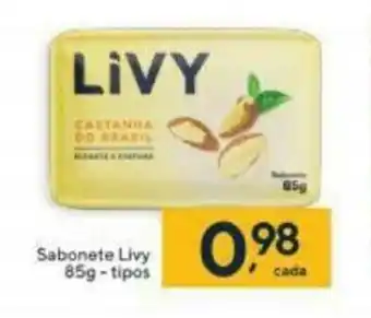 Coop Sabonete Livy 85g tipos oferta