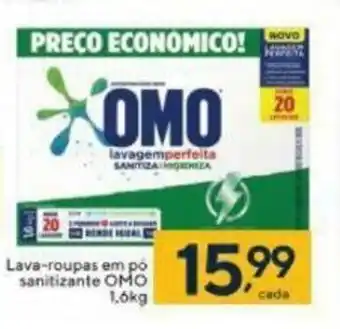 Coop Lava-Roupas em po Sanitizante OMO 1.6kg oferta
