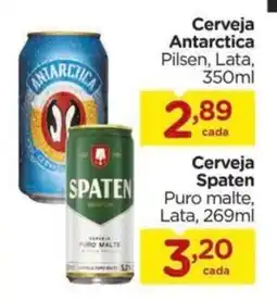 Carrefour Cerveja Antarctica Pilsen, Lata, 350ml oferta