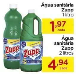 Carrefour Água sanitária Zupp 1 litro oferta