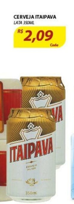 Assaí Atacadista Cerveja Itaipava lata 350ml oferta