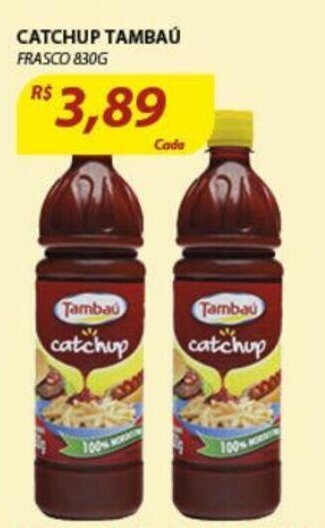 Assaí Atacadista Catchup Tambau 830g oferta