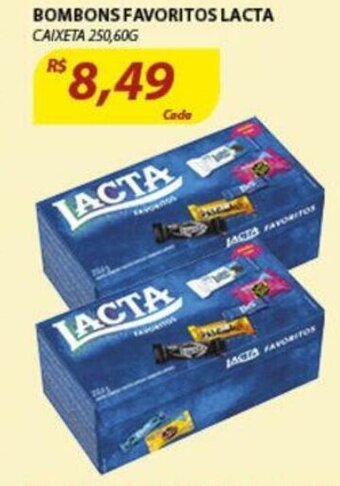 Assaí Atacadista Bombons Favoritos Lacta 250.6g oferta