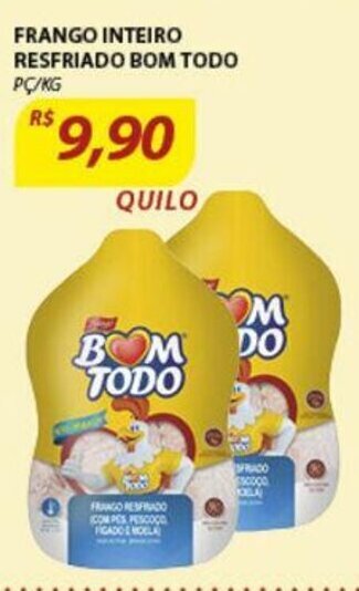 Assaí Atacadista Frango Inteiro Resfriado bom Todo pc/kg oferta