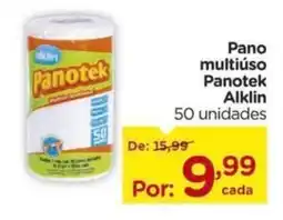 Carrefour Pano multiúso Panotek Alklin 50 unidades oferta