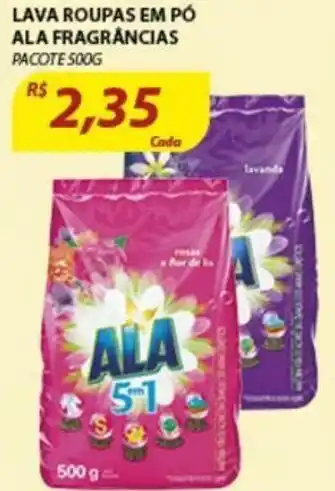 Assaí Atacadista Lava roupas em po Ala Fragrancias 500g oferta