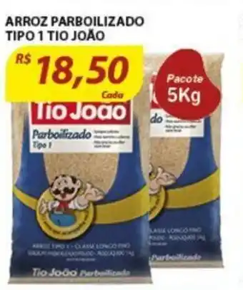 Assaí Atacadista Arroz Parbolizado Tipo 1 Tio Joao 5kg oferta