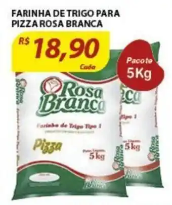 Assaí Atacadista Farinha de Trigo para Pizza Rose Branca 5kg oferta