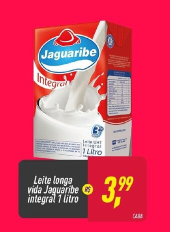 Frangolândia Leite longa Vida Jaguaribe integral 1L oferta