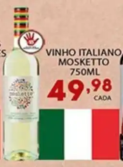 Supermercado Porecatu VINHO ITALIANO MOSKETTO 750ML oferta