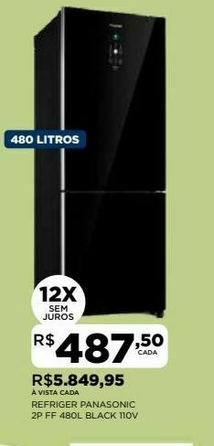 DB Supermercados Geladeira panasonic oferta