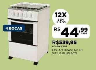 DB Supermercados Fogão oferta