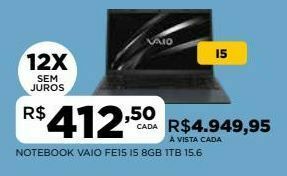 DB Supermercados Notebook vaio oferta