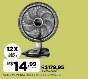 DB Supermercados Ventilador mondial oferta