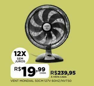 DB Supermercados Ventilador mondial oferta