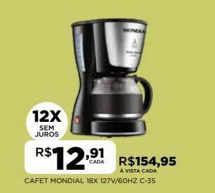 DB Supermercados Cafeteira mondial oferta