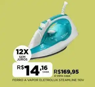 DB Supermercados Ferro a vapor electrolux oferta