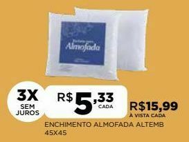 DB Supermercados Capa de almofada oferta