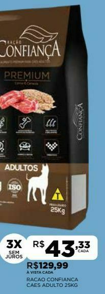 DB Supermercados Ração para cães confiança oferta
