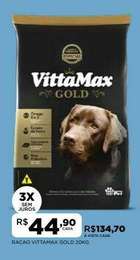 Ração para cães vittamax