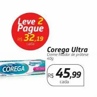 Drogal Corega ultra creme fixador de prótese 40g oferta