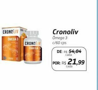 Drogal Cronoliv ômega 3 c/60 cps oferta