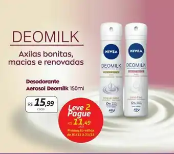 Drogal Desodorante aerosol deomilk 150ml oferta